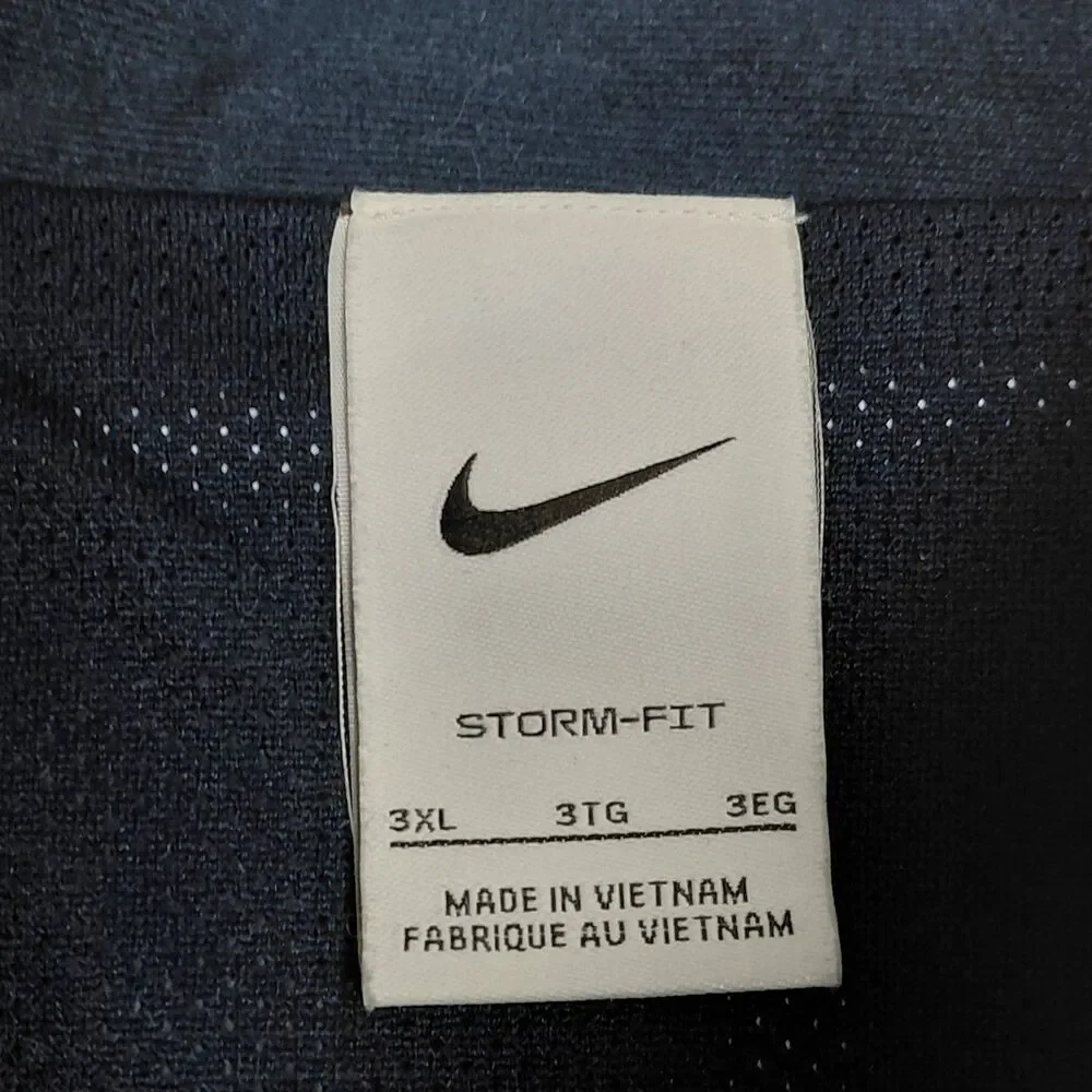 Nike Storm Fit Southern Hills Jacket Men's 3XL Navy Blue Full Zip PGA Golf
